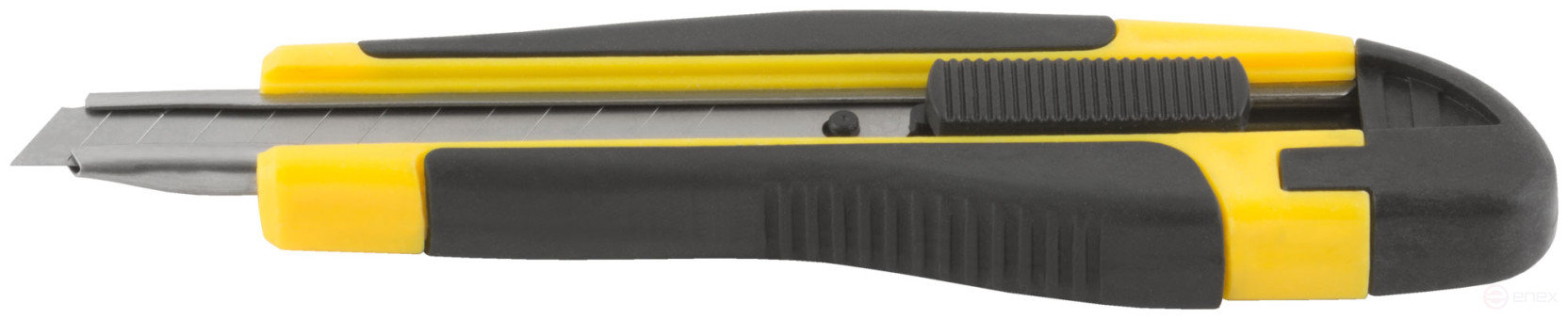 Нож технический 9 мм усиленный прорезиненный