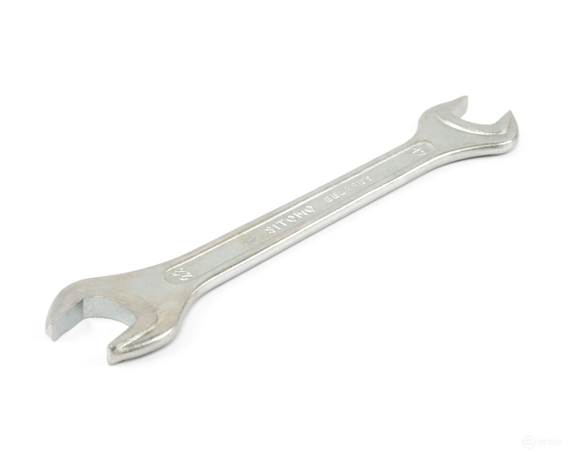 Ключ гаечный рожковый двусторонний 19x22 оцинкованный SITOMO BELARUS