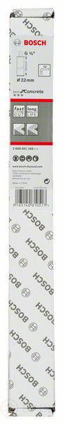 Алмазная сверлильная коронка для мокрого сверления G 1/2 Best for Concrete 22 мм, 300 мм, кольцо, 10 мм