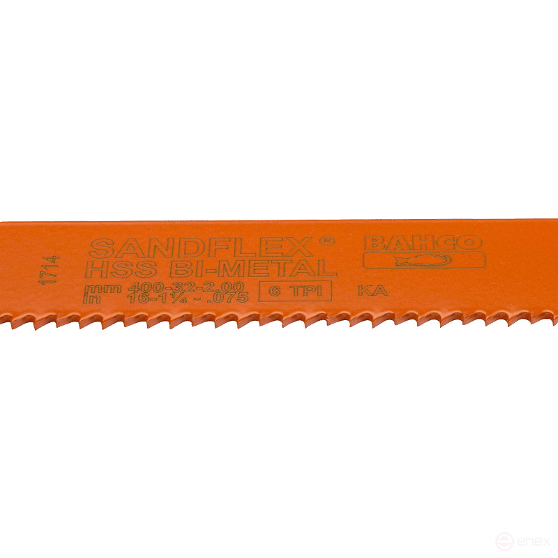 Машинное биметаллическое полотно Sandflex для станков KASTO 6 TPI, 575x50x2,5 мм