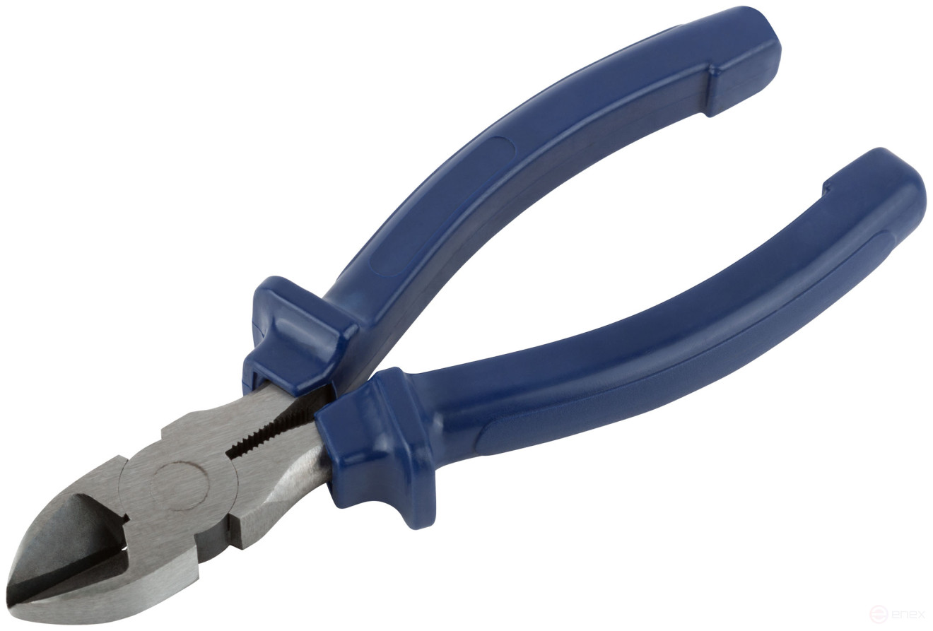 Tor side cutters, tools steel, plastic handles 160 mm