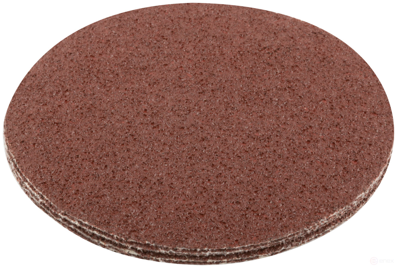 Круги абразивные шлифовальные на ворсовой основе под "липучку" (Р36, 125 мм, 5шт.), Cutop Profi