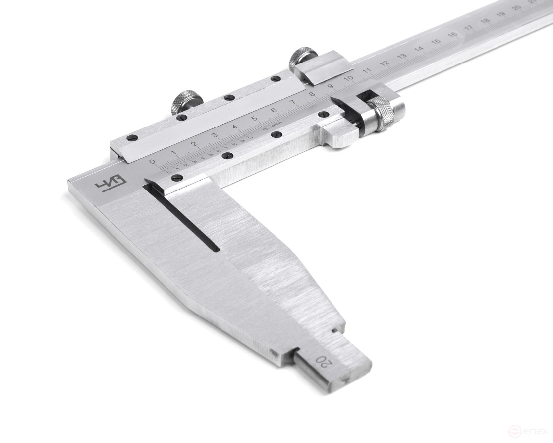Vernier caliper - 3 - 800 0,1 lip. 125mm (GRSI No.72189 - 18) CHEESE