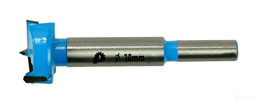 Сверло петельное Форстнера ПРАКТИКА 30 мм, твердосплавное, (1шт), блистер (918-627)