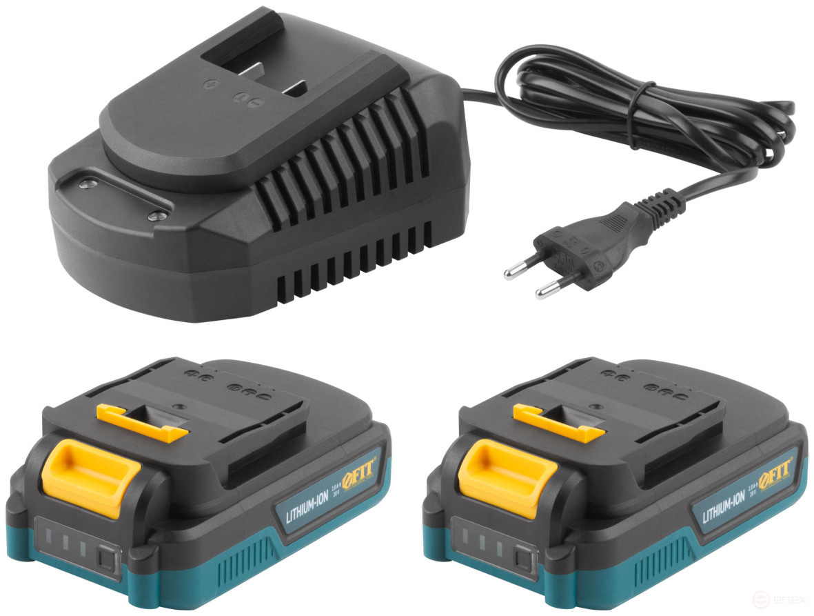 Acc power drill. 20 V; 0-400/1400 rpm; 50 Nm; 2 (Li-Ion) 2.0 Ah; 1.5 h.; brushless; cut. tilt; case