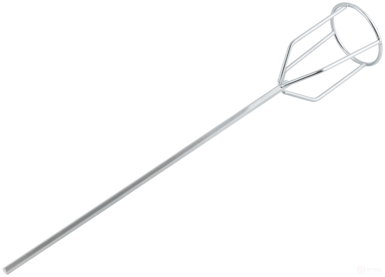 Миксер для строительных смесей повышенной вязкости оцинкованный 100х600 мм