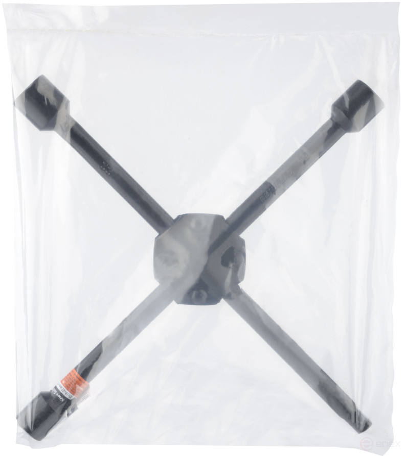 Ключ баллонный-крест (17*19*22*1/2")(черн.лак,усиленный)(АвтоDело) 30812