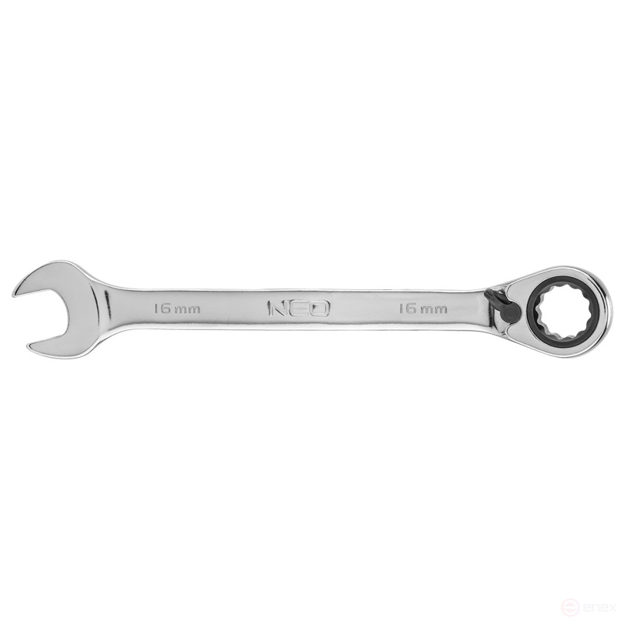 Ключ комбинированный с трещоткой 16 мм