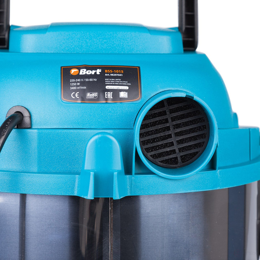 Vacuum cleaner for dry and wet cleaning BORT BSS-1015