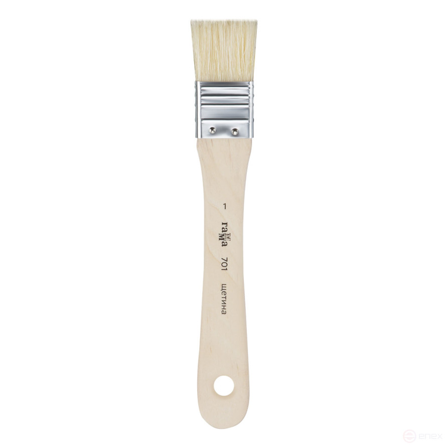 Набор художественных флейцев щетина Гамма, 3шт., №1, 3, 4