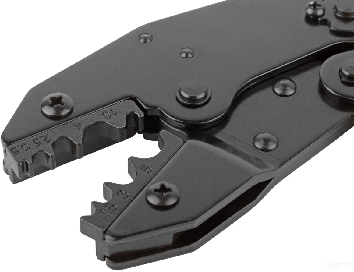 Пресс-клещи (кримпер) для обжима наконечников электропроводов с сечением 0,5-10 мм²