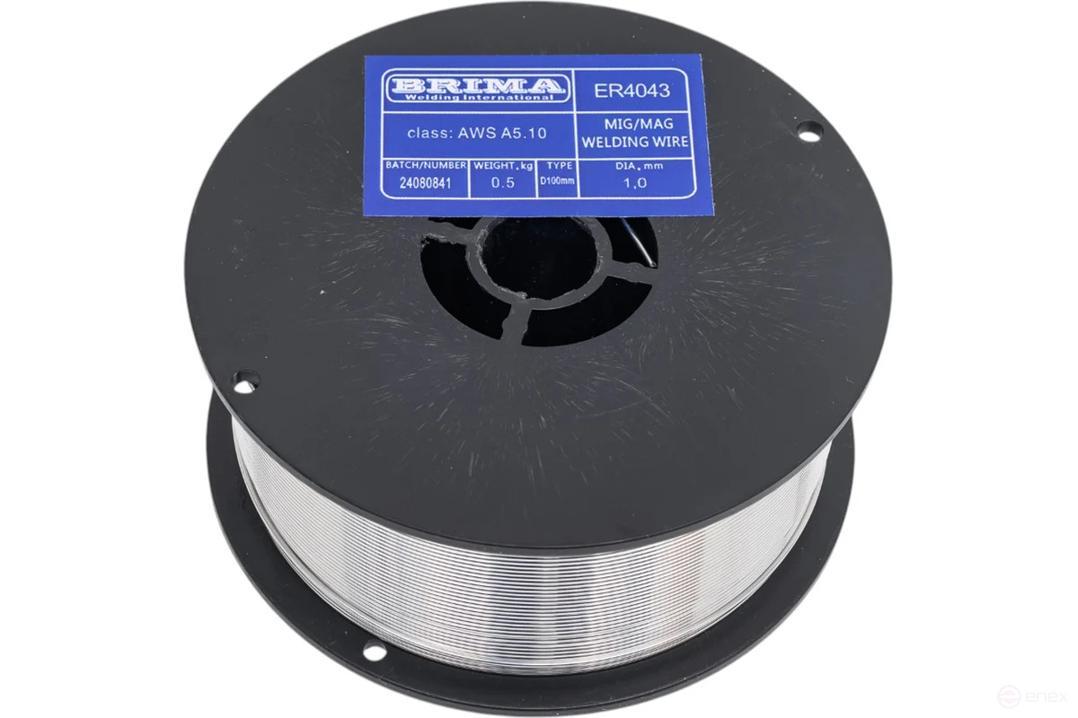 Проволока сварочная Brima ER-4043, AISi5, 1.0 мм, 0.5 кг