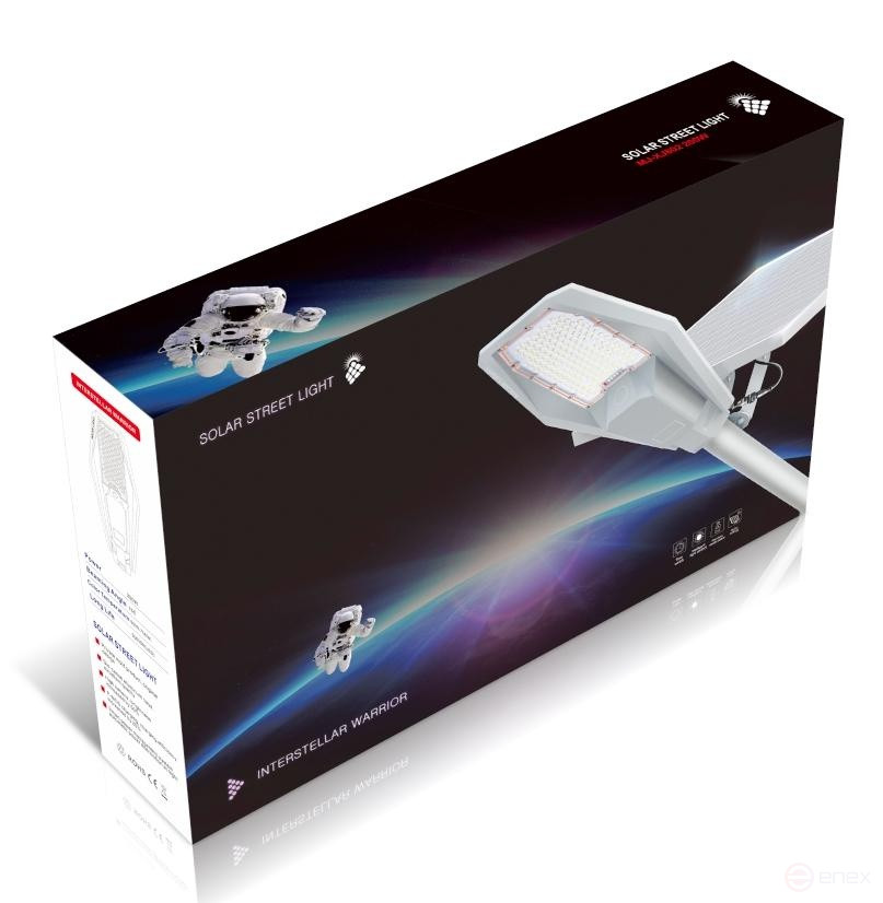Mosvolt XJ-120W Solar Powered Outdoor LED Lamp