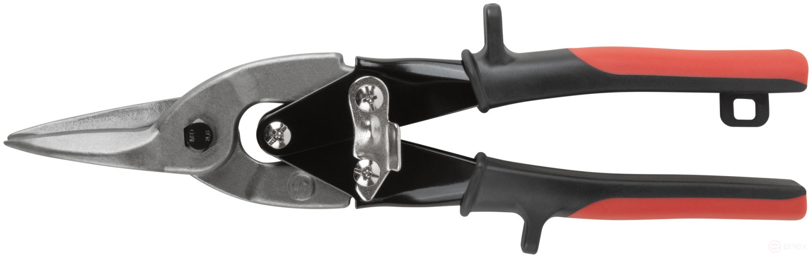 Ножницы по металлу "Мастер", усиленные CrV, прорезиненные ручки, прямые 250 мм