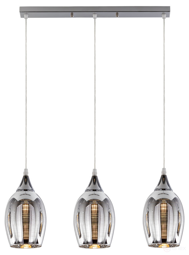 Светильник подвесной (подвес) Rivoli Malady 9123-203 3 х Е27 40 Вт модерн потолочный