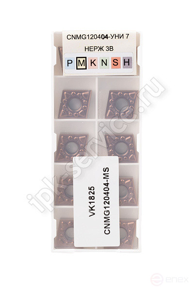 CNMG120404-MS VK1825 Пластина твердосплавная ИПК