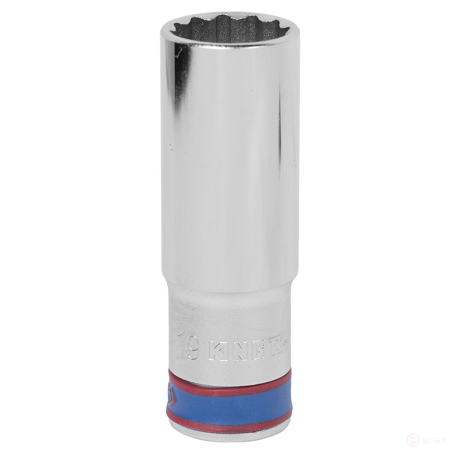 Головка торцевая глубокая двенадцатигранная 1/2", 19 мм KING TONY 423019M