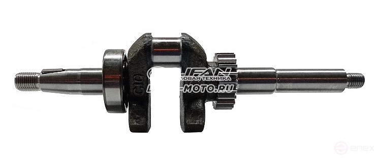 Коленвал LIFAN 13100/152F (для мотопомпы 25ZB12-1.4Q) резьбовой вал P4 type