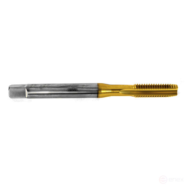 Carbide tap M8x1.25 machine 6H K35C through TiN L=90mm DIN371 TTT701080125 Beltools