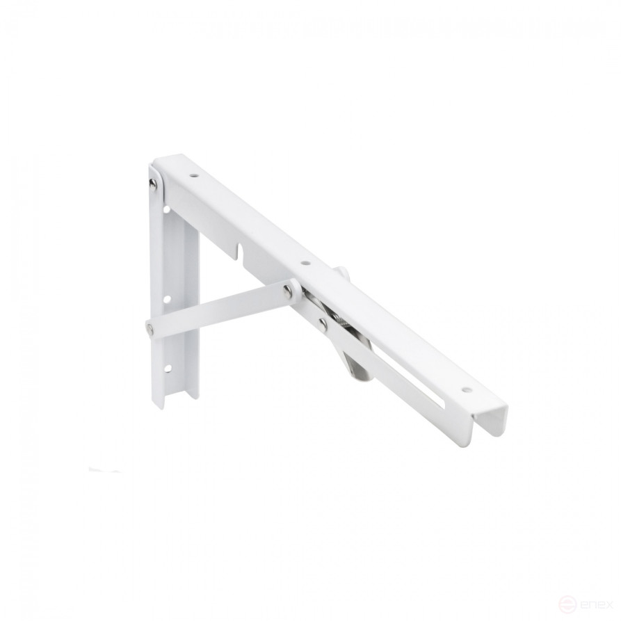 Folding shelf holder 300 white AKS (Model 1)