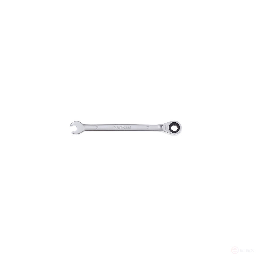 Ключ комбинированный трещоточный 7 мм AV Steel