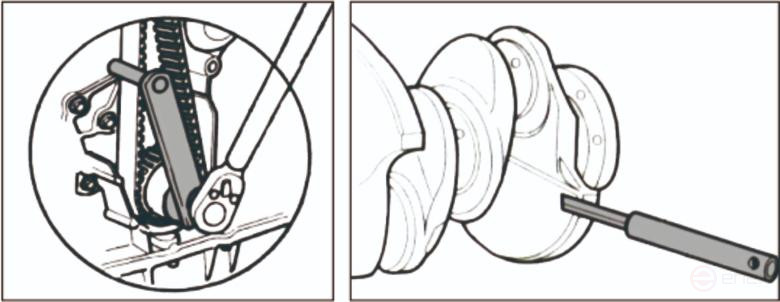 Набор фиксаторов валов, приводного ремня дизельного двигателя (RENAULT,NISSAN,OPEL) JTC