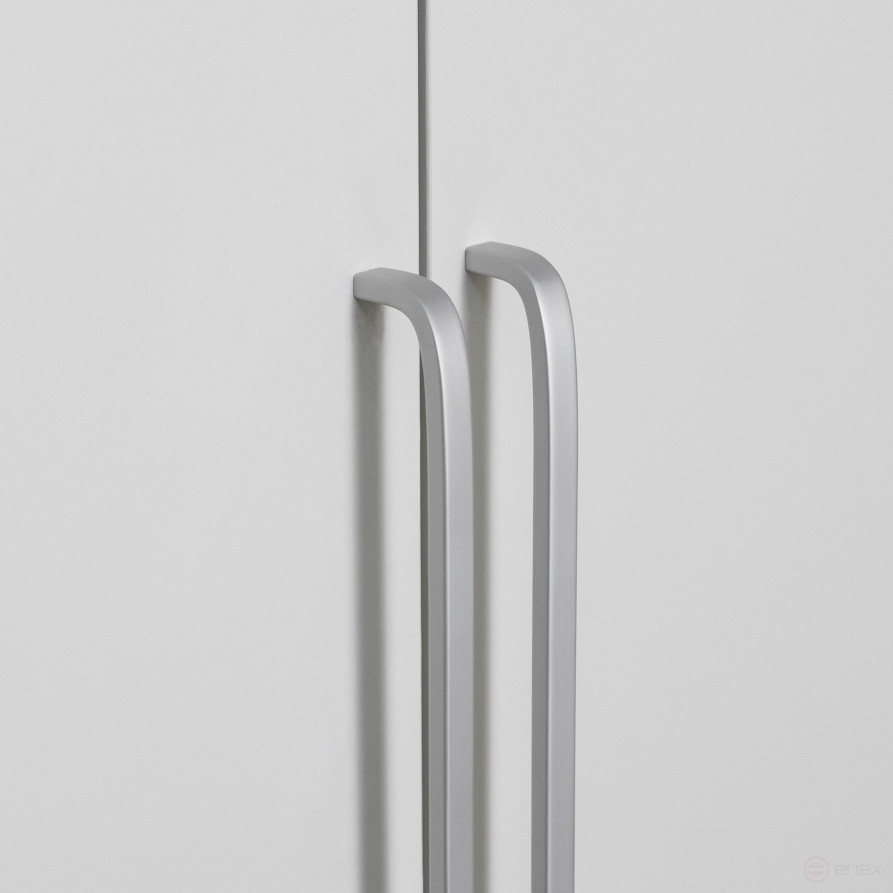 Handle meb. bracket alum. STRIPS 768/775 brushed chrome, AKS