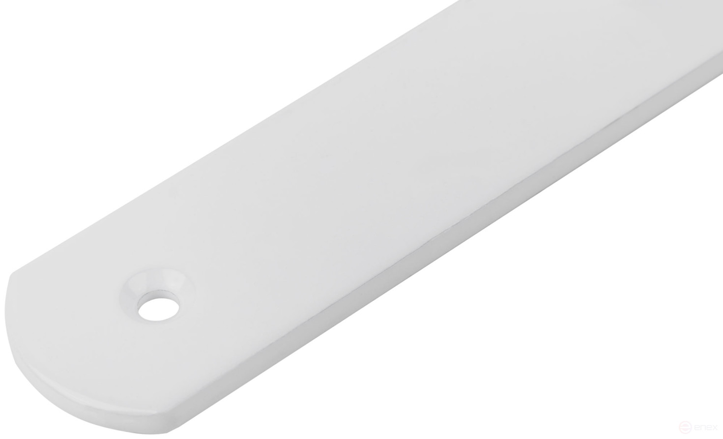 Corner bracket reinforced white 350x250mm