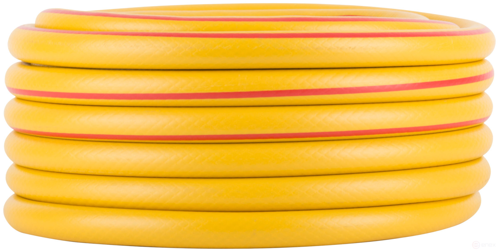 Шланг поливочный трехслойный армированный, желтый 3/4" х 2,1 мм х 15 м