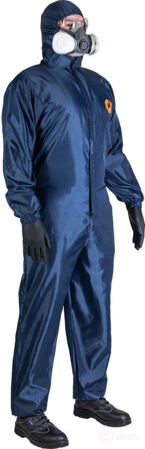 Reusable painting jumpsuit Jeta Safety JPC75b, size L, blue, 1 piece