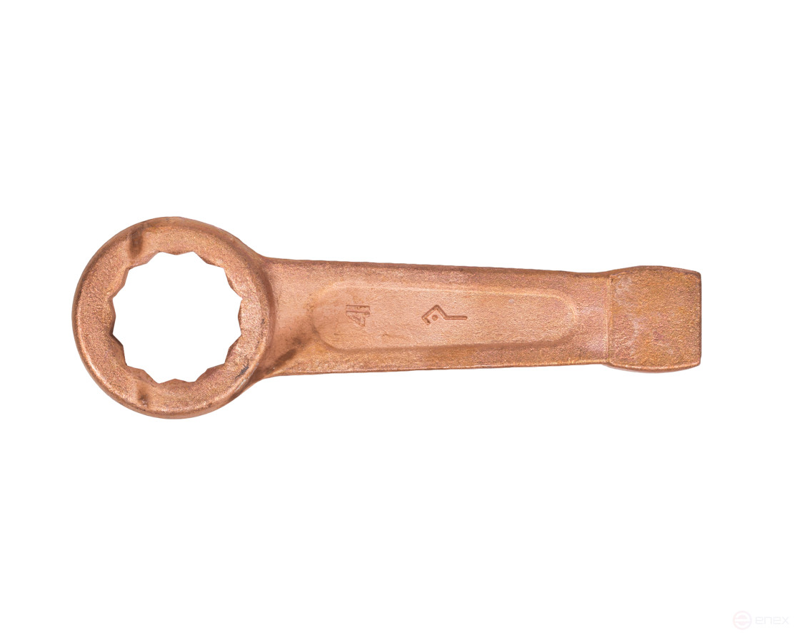 Ключ накидной односторонний ударный 41 мм омеднение SITOMO