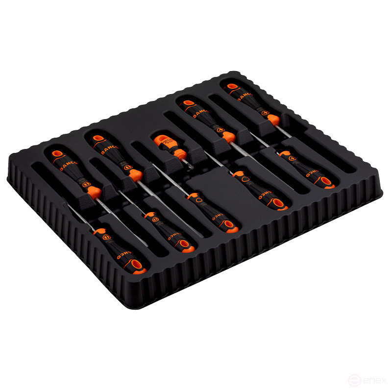 BahcoFit screwdriver set, 10 pcs