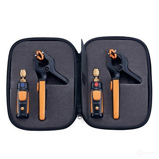 A set of smart probes for refrigeration systems (case/2x Testo 549i 2 Gen /2x Testo 115i 2 Gen /2x Testo 605i 2 Gen) Battery calibration protocol