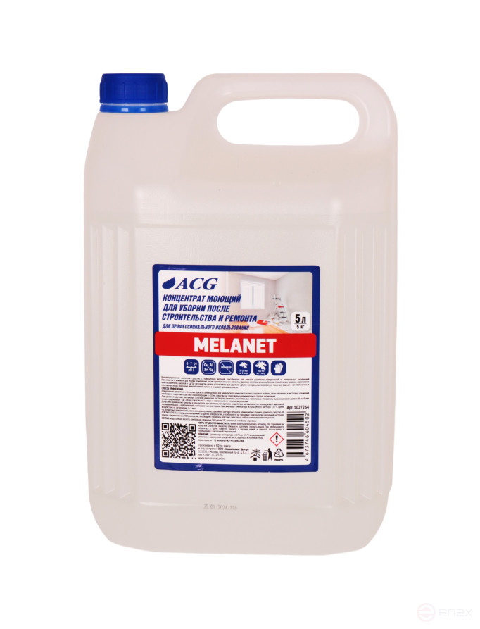 ACG MELANET Detergent concentrate for cleaning after construction and repair 5 l (1 pc.) 1027264