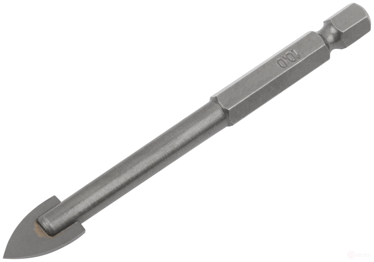 Tile and glass drill bit, hexagon U-shank for a 10x85 mm bit