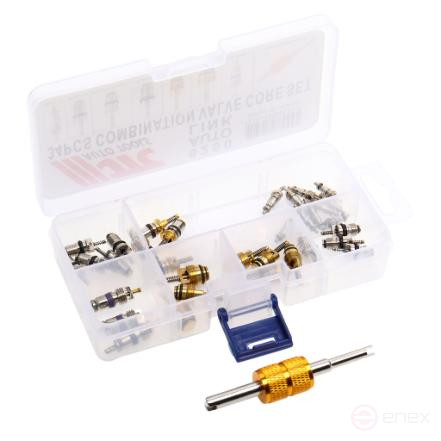 Spool Set for air conditioner (R12/R134A 33pcs. FORD, BMW, CITROEN, HYUNDAI, MERCEDES) JTC