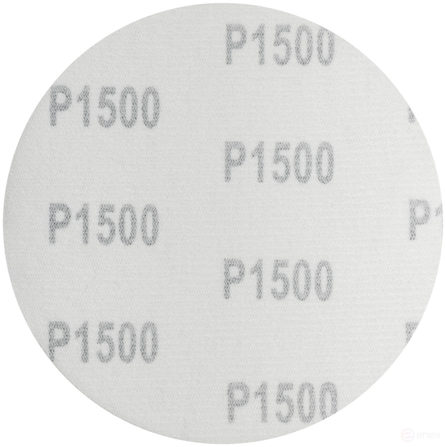 Круги шлифовальные сплошные (липучка), алюминий-оксидные, 125 мм, 5 шт. Р 1500