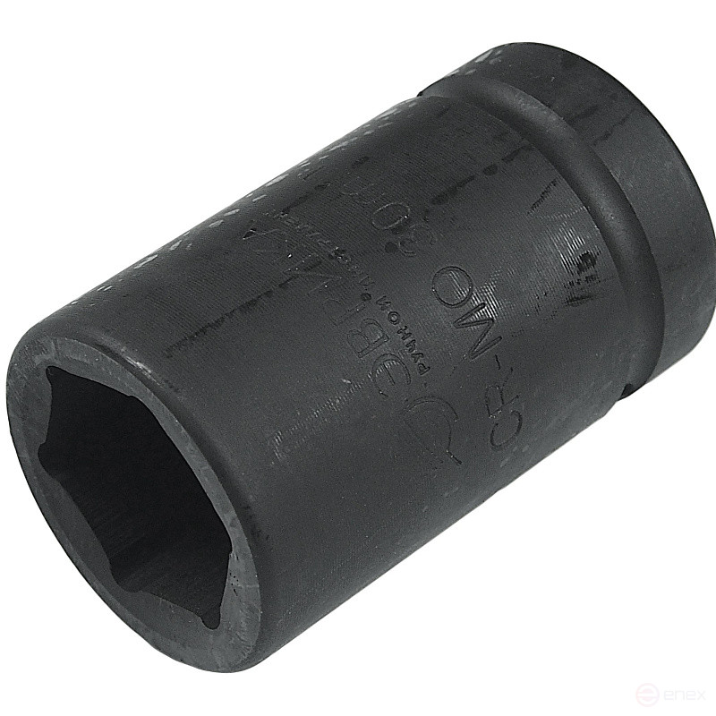 Головка торцевая 30мм 1" 6-гранная ударная L=78мм ЭВРИКА ER-95301 1/4/40