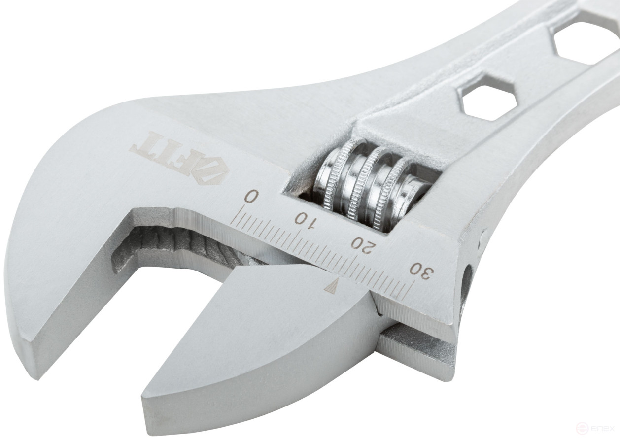 Adjustable key "Classic", scale, magnification.gripper, rubberized.handle 250mm (33mm)