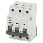 Автоматический выключатель ЭРА PRO VA63-3P16C6 ВА47-63 3P 16А кривая C 6кА