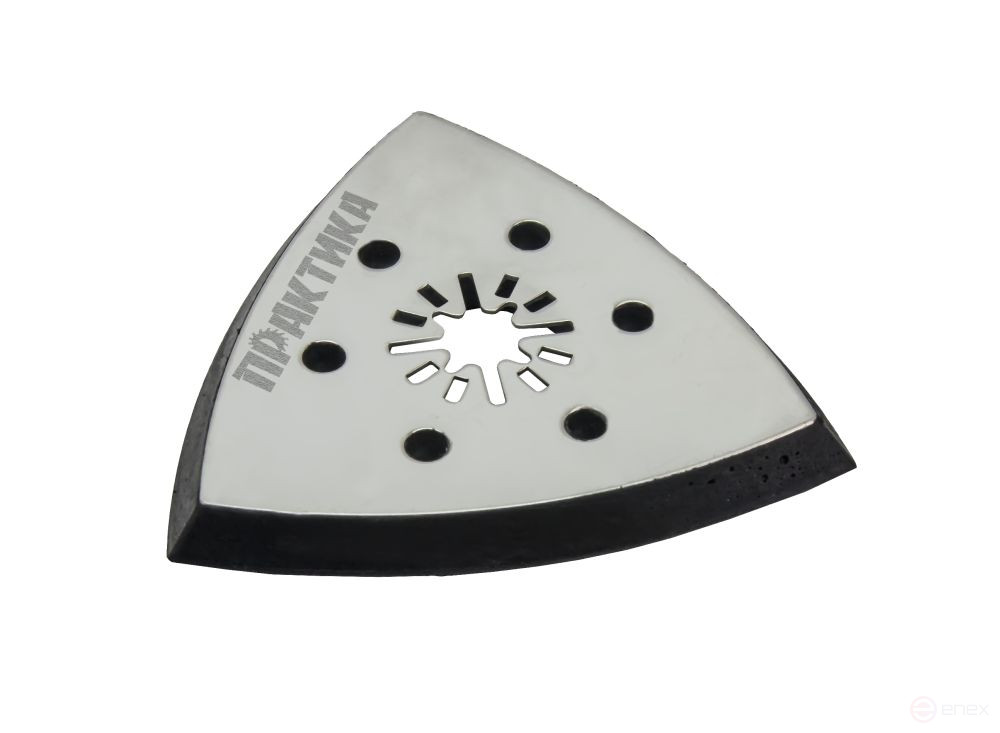 Насадка для МФИ ПРАКТИКА подошва дельта, VELCRO, 6 отверстий, для шлифлистов 93 мм (240-416)