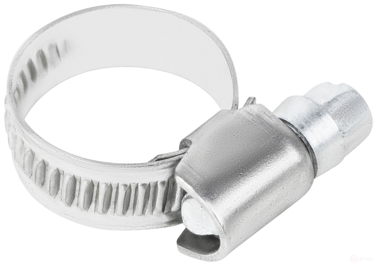 Хомут обжимной накатной, ширина 9 мм, нерж.сталь 12-20 мм