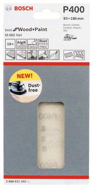 Шлифлист 93 x 186 mm, 400