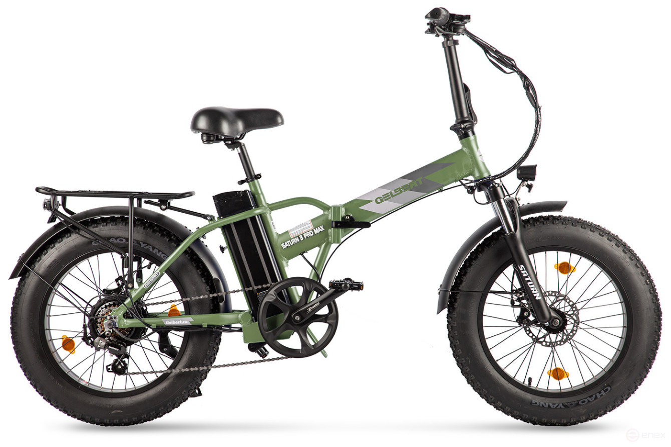 Электровелосипед Gelbert Saturn 3 PRO MAX, серый