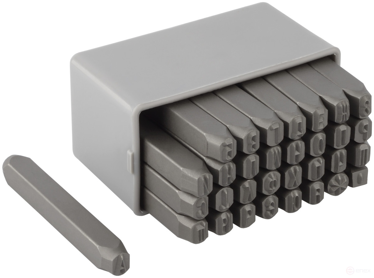 Набор клейм буквенных кириллица 5мм (стальные) BERIL