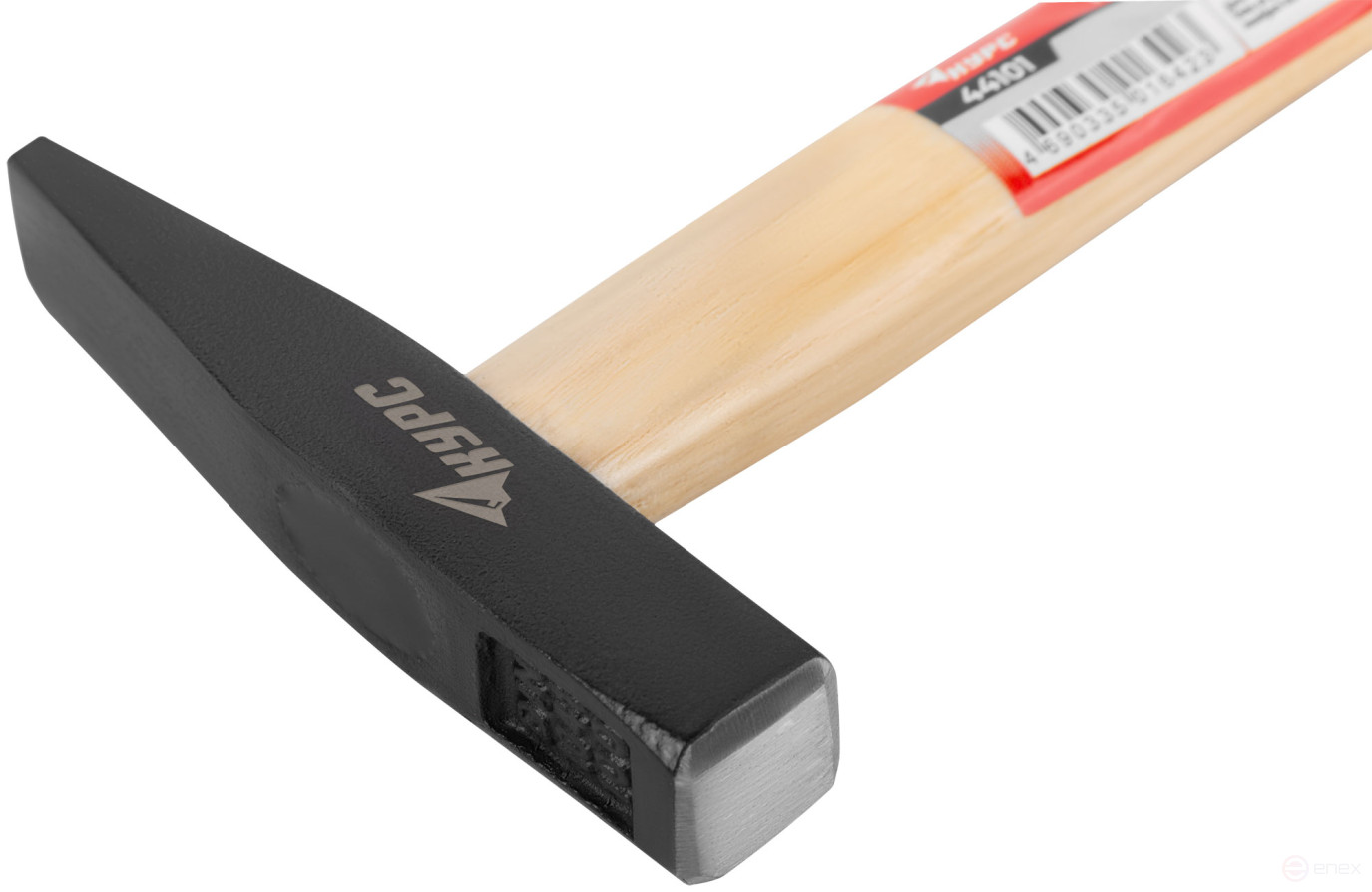 Молоток слесарный, деревянная ручка "Оптима" 100 гр.