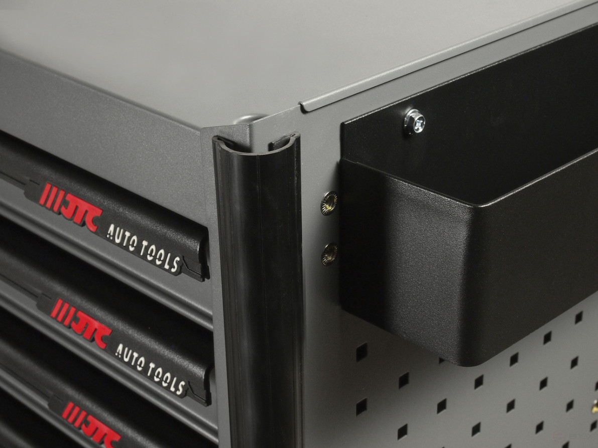 Тележка инструментальная 7 секций с полкой для тары (JTC-5637) JTC