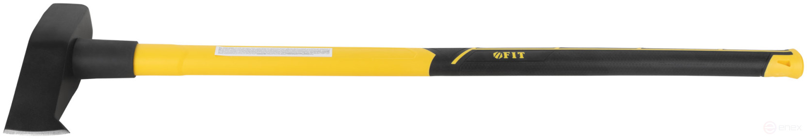 Forged cleaver, fibreglass long handle 900 mm, 2700 gr.