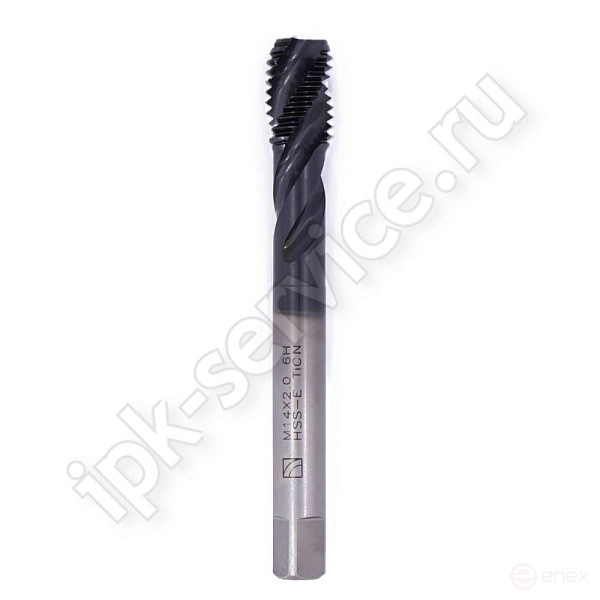 Метчик машинный с винтовой канавкой М16*2,0 осн Р6М5К5 TiCN DIN376