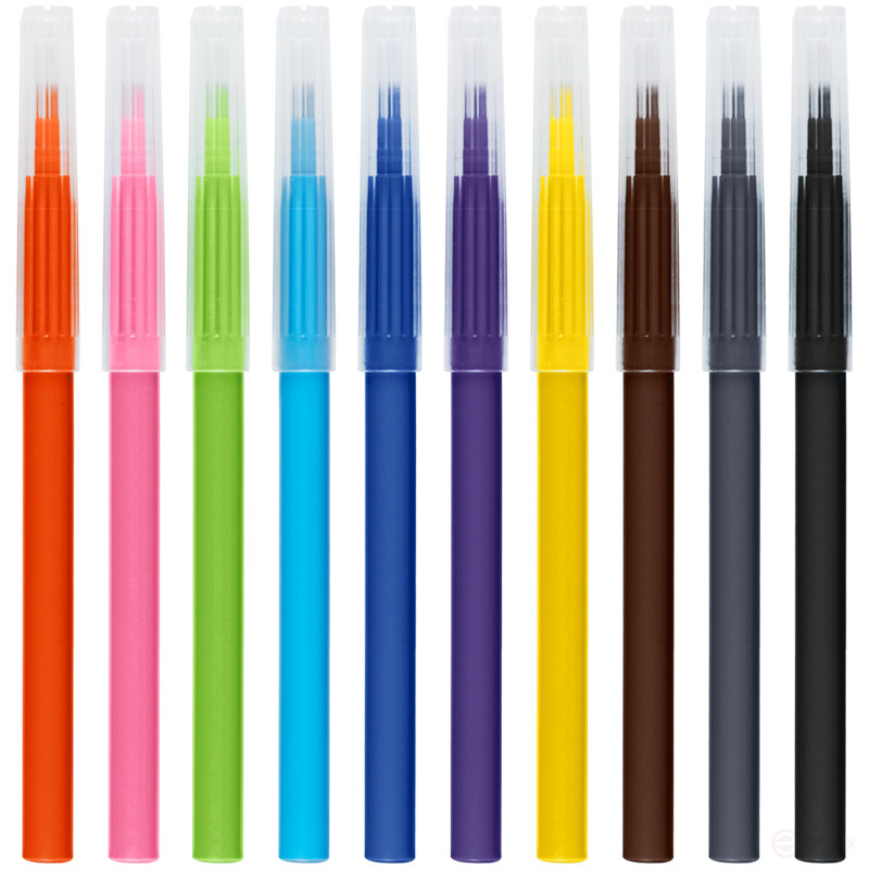 Markers STAMM "Dragons", 10 colors, washable, package, European weight